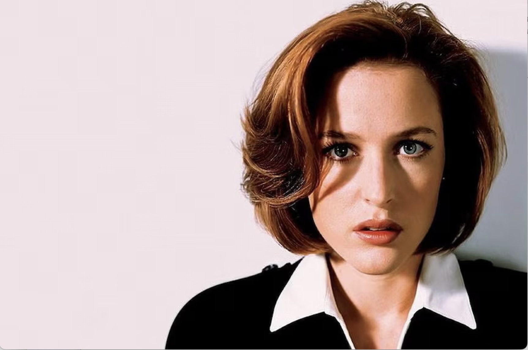 Gillian Anderson as Dana Scully on X-Files